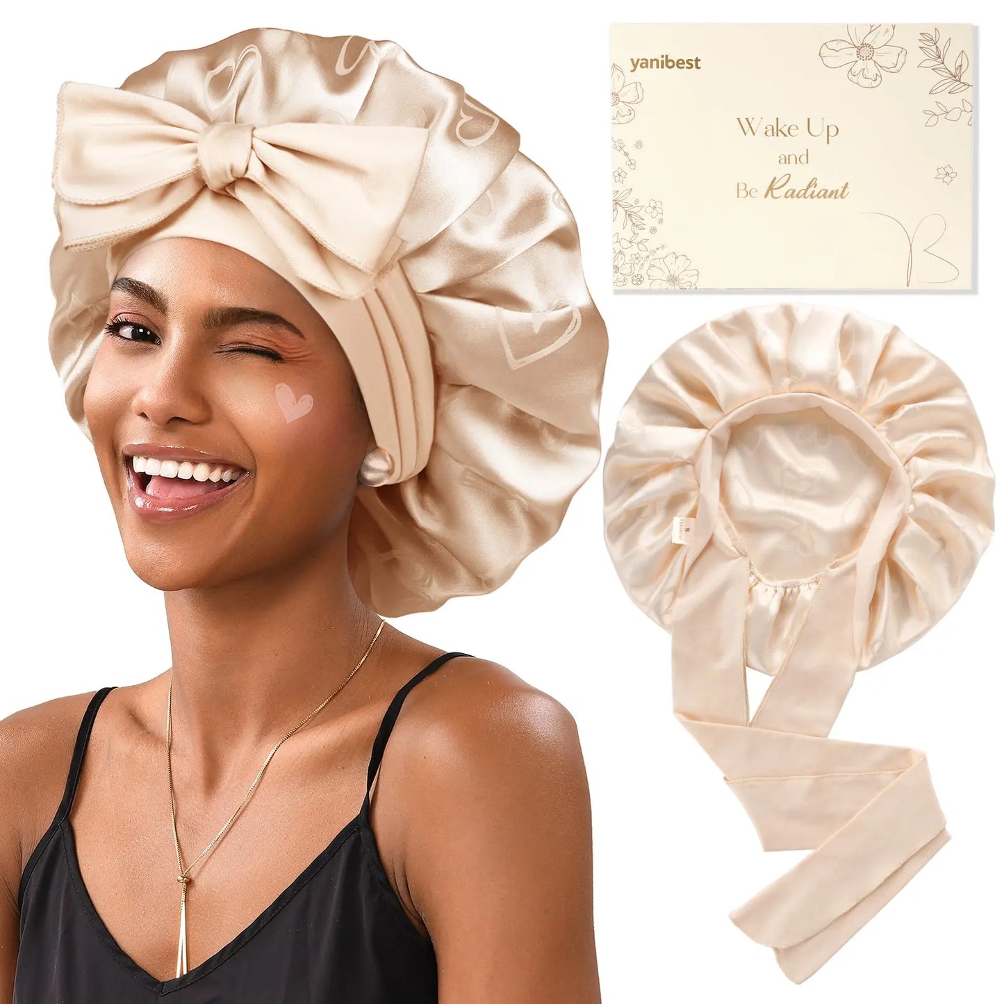 Bonnet en Satin Premium-NAYA BEAUTY